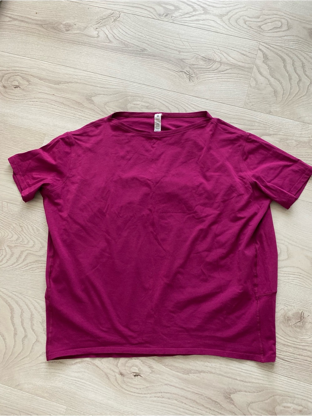 Lululemon Berry Crew Neck Tee Size 4